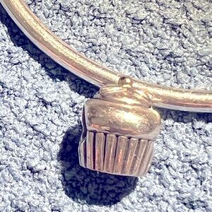 Authentic and retired Pandora cupcake charm